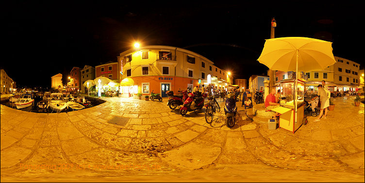 Panorama des Hafens von Veli Losinj auf der Insel Losinj