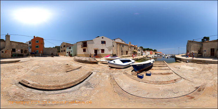 Panorama des Hafens von Veli Losinj auf der Insel Losinj