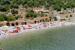der Strand von Beli auf der Insel Cres in Kroatien
