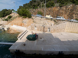 Reisebericht - mit tuifly.com nach Mali Losinj in Kroatien - der im letzten Jahr ausgebaute Fährhafen Merag auf Cres