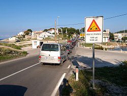 Reisebericht - mit tuifly.com nach Mali Losinj in Kroatien - geschafft - an der Brücke in Mali Losinj...