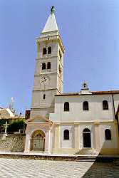 die Kirche von Mali Losinj