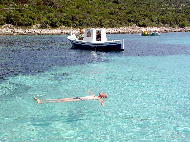 auf Tour mit Kapitn Mate auf Insel Losinj / Kroatien