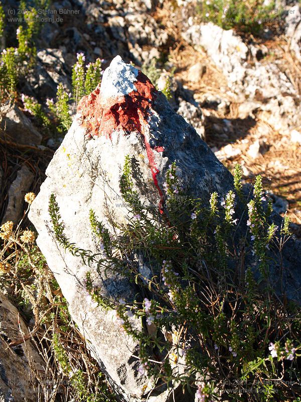 der Gebirgszug des Osorscica bei Nerezine / Osor auf der Insel Losinj