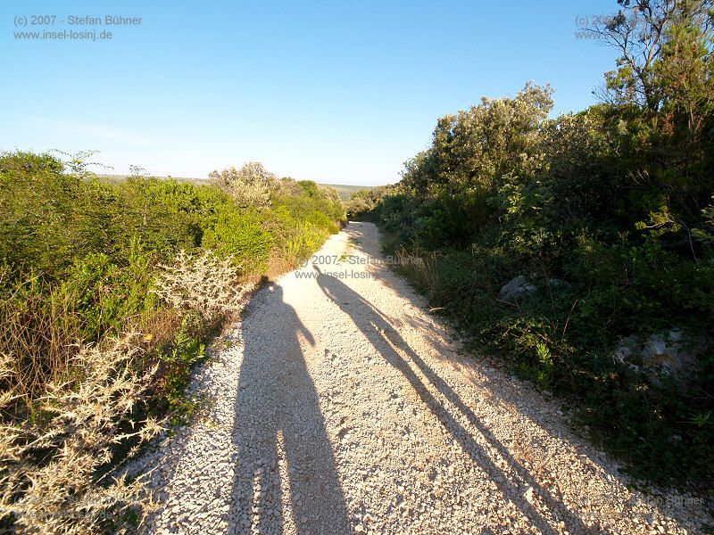 der Gebirgszug des Osorscica bei Nerezine / Osor auf der Insel Losinj